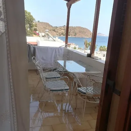 House With Amazing View At The Center Of Skala Patmos Town
